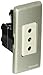 Interpower 88010572 Italian Socket, Silver, 10A Rating, 250VAC Voltage