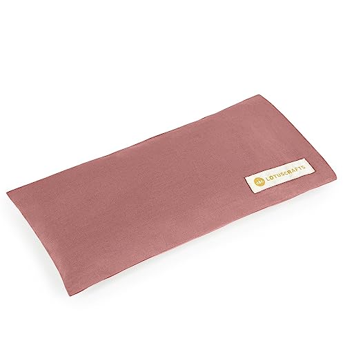 Lotuscrafts Augenkissen mit Lavendel-Leinsaat-Füllung für Yoga,...