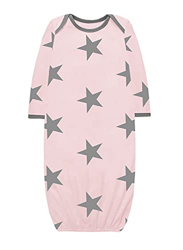 Image of A.T.U.N. (ALL THINGS UBER NICE) Unisex Kids Cotton Full Length Printed Gown | Maxi Nightdress for Baby Boys and Girls (2 Piece Set)