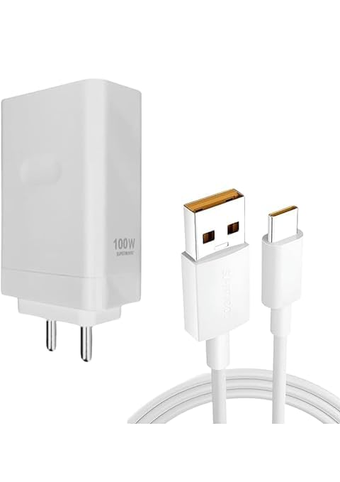 Image of 100W Charger Type C Compatible with Oppo Reno 4 Pro, Oppo Reno 5 Pro 5G, Oppo F19 Pro Plus 5G, Oppo Reno 6 5G - White [CH108 LY9412