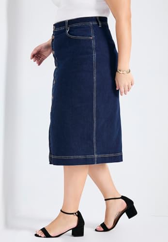 Women's Plus Size Billy Denim Skirt3