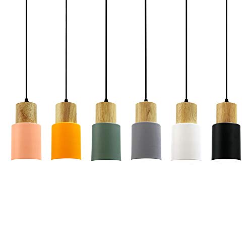 Lámpara de noche nórdica ideal para estudio y barra de café estilo loft moderno 7