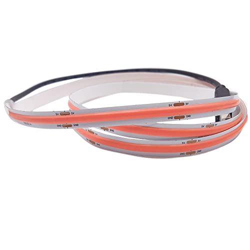 Tira LED COB USB 1m 320 LEDs Rojo miniatura 2