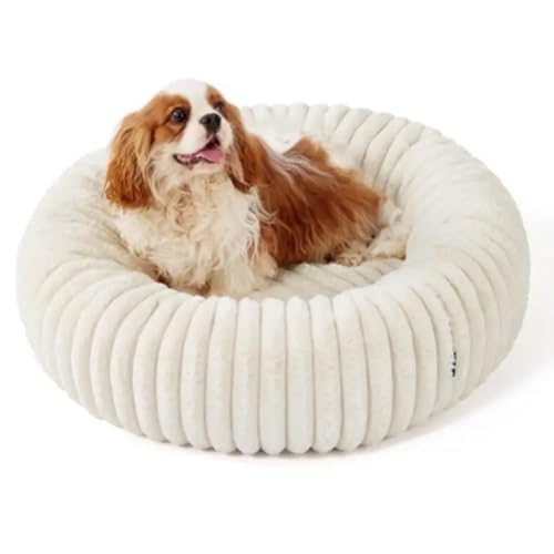 猫 犬 ベッド 冬 暖かい クッション グッズ ペットベッド ペットクッション ペットマット ペットソファ ラウンド型 ラウンド型 もふもふ 丸型 ドーナツふわふわ もこもこ ぐっすり眠る 洗える キャット 猫 小型犬用 ペット用品 洗える 滑り止め 犬用