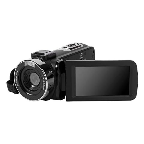 OLESIT Video Camera Camcorder, Full HD 48MP Camcorder 16X Digital Video Camera Cover