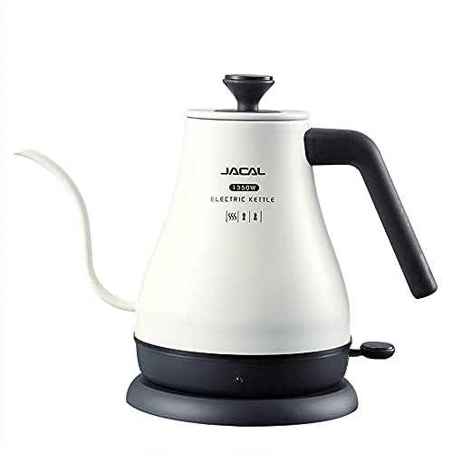 Tetera eléctrica cuello de ganso 1 litro 1350W blanca