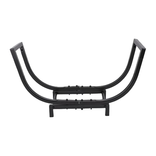 Support à bois de chauffage compact grand format range-bûches en métal étanche avec accessoires