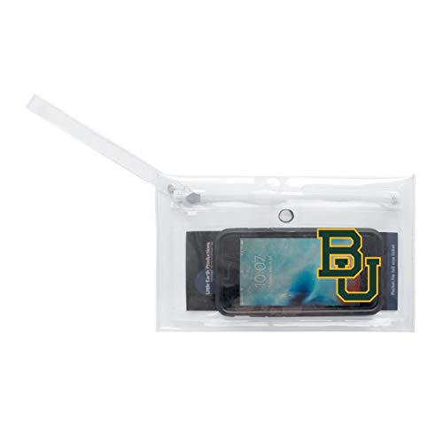 Image of Littlearth - LIWXY NCAA Baylor Bears Unisex Ncaancaa Ticket Wristlet, Clear, 9 inch by 5.25 inch