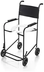 Cadeira de Banho e Higiênica para Adultos, Idosos e Obesos – Reforçada e Confortável