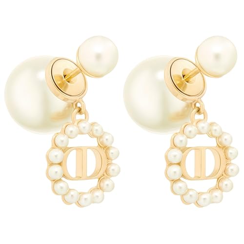 Merlinae 18K Gold Plated Copper Pearl Earrings Non-Allergenic Birthday Gift - Baroque Exquisite Jewelry - Shining And lustrous Earrings For Women