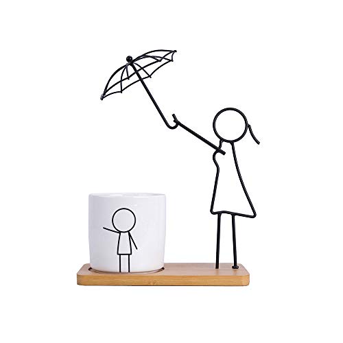 Preisvergleich Produktbild Sukkulenten Blumentöpfe Eltern-Kind-Serie Topfpflanzen Topfpflanzen Sukkulenten Keramik Töpfe Kreative Heimdekoration (Mama & Kind)