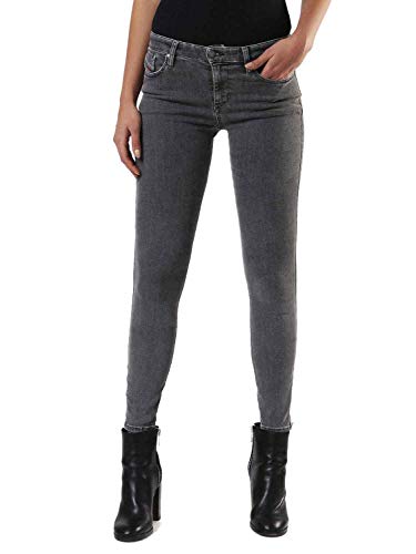 Diesel Skinzee-Zip 0681F Damen Jeans (23W / 30L, Grau) Cover