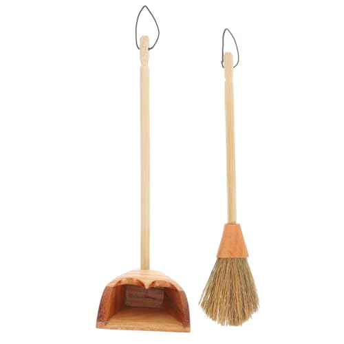 SEWOART 1pc 1:6 Mini Broom Playhouse Toy Boys and Girls' Room Decor Accessory for Fun