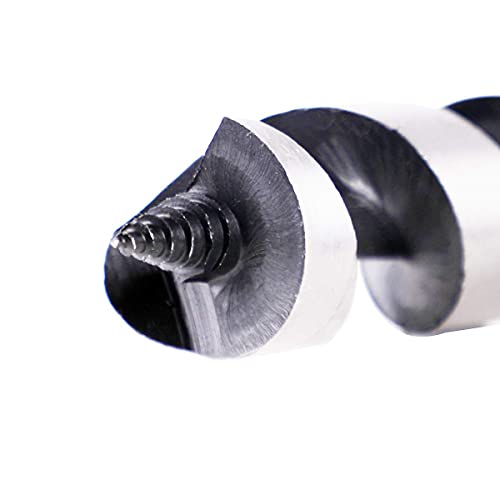 Somada 3/4-Inch X 12-Inch Auger Drill Bit For Wood, Hex Shank 3/8-Inch, Ship Auger Long Drill Bit For Soft And Hard Wood, Plastic, Drywall And Composite Materials #TOP1