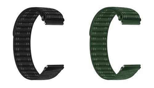 Image of ACM Watch Strap 22mm compatible with Beatxp Unbound Curv Smartwatch | Combo Pack Soft Nylon Sports Band