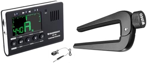 WINGO Guitar Capo and Digital Metronome, Tuner and Tone Generator - 3 in1 Device-for Acoustic and Electric Guitar, Bass, Ukulele-Affordable Bundle Set. image 3