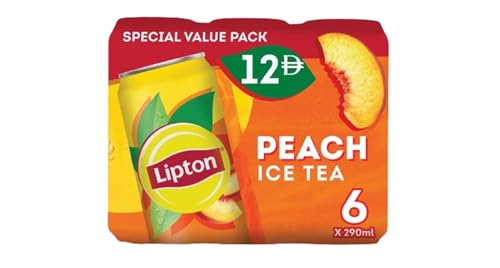 Lipton Ice Tea Peach Can 290ml x 6