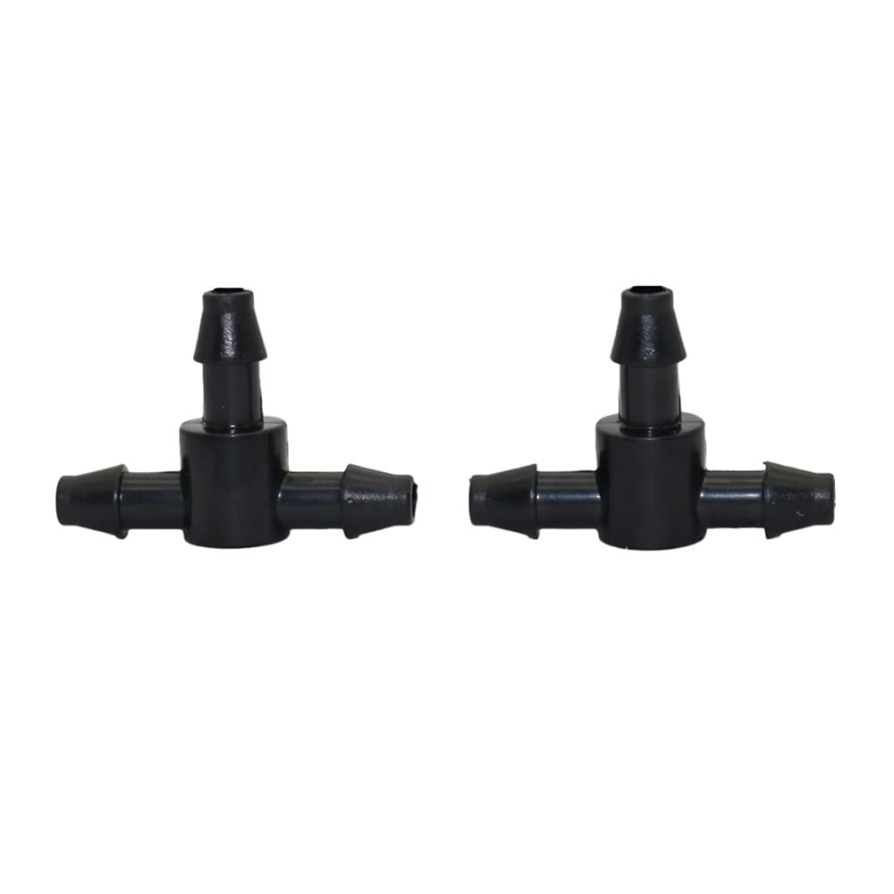 Garden Plumbing 1000 Pcs Barbed Three Way Tees 4/7mm Hose Connectors Garden Water Splitters Irrigation Watering Pipe Connection Accessories