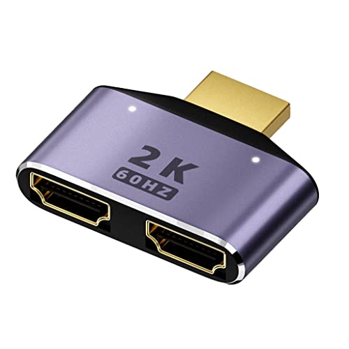 1 x 2 convertidores divisores de 1 entrada y 2 salidas HDCP /1080P dos pantallas para HDTV