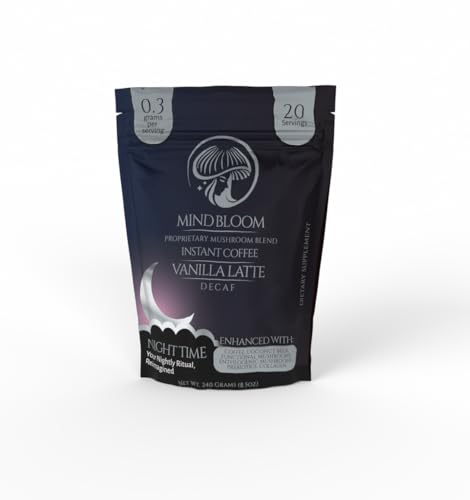 Night Time Vanilla Latte Instant Coffee - Decaf - Proprietary Mus...