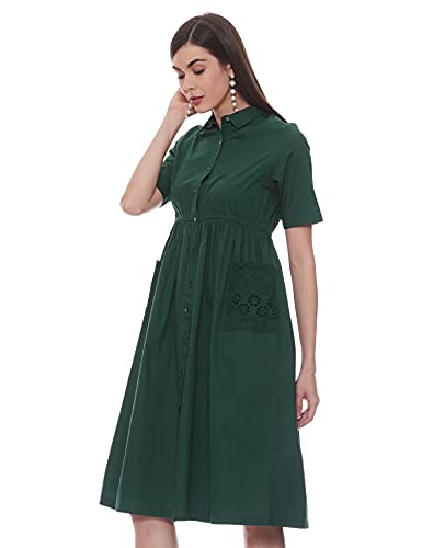 Image of Max Women's Solid Shirt Dress