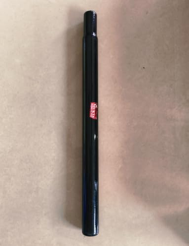 Image of Super Bicycle Seat Post Adjustable Pipe, 15 inch, Black