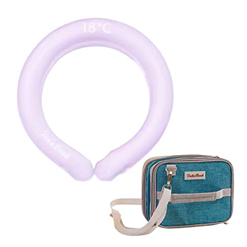 §小▲駿▼(マル)∞SYOU SHUN TIYAN クールリング ネッククーラー 男女兼用 アイスパック 冷却グッズ 氷結ベルト 冷感リング 保冷剤 即冷却 クール 首掛け 涼しい クール 爽快リング 熱中症対策 暑さ対策 首ひんやり 繰り返し使用可能 夏