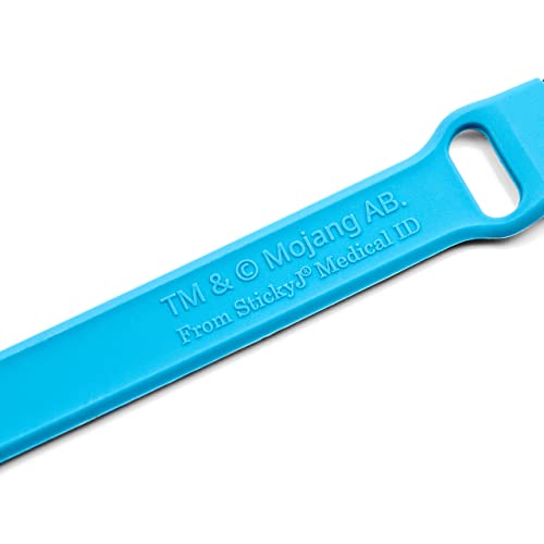 Minecraft Medical ID Bracelet - Bees4