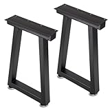 Taelakeni 22 Inch Metal Coffee Table Legs Bench Legs, Trapezoid