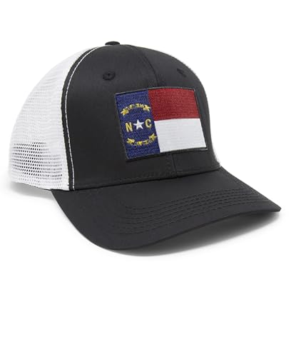 Image of International Tie State Hat for Men and Women, Adjustable Snapback Trucker Baseball Cap with Embroidered Patch