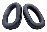 Xinyuekj Ear Pads Replacement,Compatible with Sennheiser GSP 300/GSP 301/GSP 302/GSP 303/GSP 350 Headphones,Ear Pads Cushions with Upgrade Memory Foam & High Protein Leather(Black)