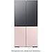 Samsung RAF18DUUMT BESPOKE 4-Door Flex Refrigerator Top Panel in Matte Black Steel