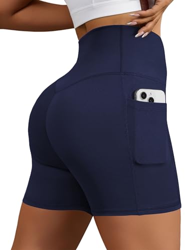 DLOODA Biker Shorts for Women, High Waisted Yoga...