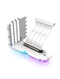 EZDIY-FAB AH00 ARGB Vertical GPU Mount mit PCIe 5.0 x16 Riser Kabel,Weiß