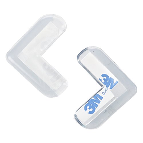 Disttocate babysäkerhet mjuka silikonhyllor skrivbord skåp hörnskydd 2