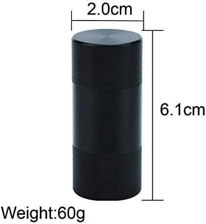 Spespo Aluminum metal Pollen Press Presser Compressor herb grinder Tobacco Spice Crusher Grinder 6.1x2cm -Lipstick design