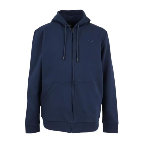 Image of Oakley Men's Relax Full Zip Hoodie 2.0, Abyss, XS