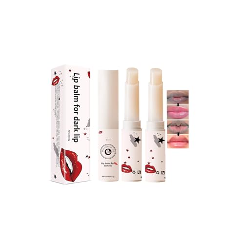 Lip Lightening Balm for Dark Lips, Dark Lips Treatment Cream for Smokers, Long-Lasting Moisturizer Nourishes & Plumps Lip Care, Natural Balm for Dry, Cracked and Dull Lips, Fades Lip Lines
