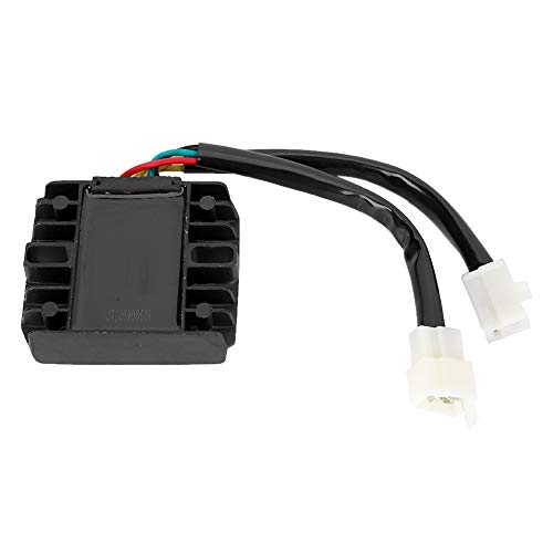 Voltaje Del Rectificador, 12V Regulador de Voltaje Rectificador de Moto de 6 Cables para GY6 50cc 125cc 150cc 200cc 250cc Scooter ATV Quad Go Kart