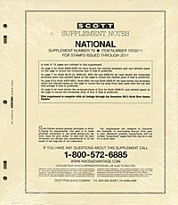 2011 U.S. Scott National Supplement #79