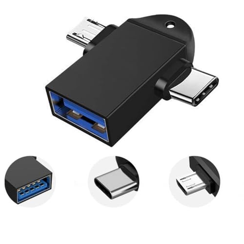Image of PremiumAV 2 in 1 Metal OTG USB 3.0 Type C Micro USB Adapter