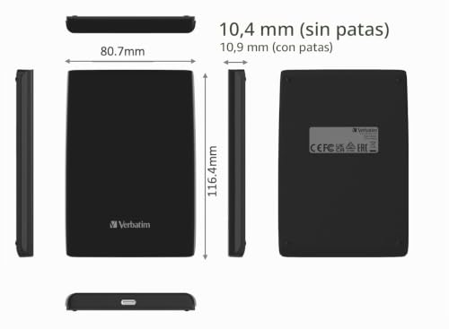 SSD portátil 256GB USB 3.2 disco duro sólido ligero compatible con Nero 3