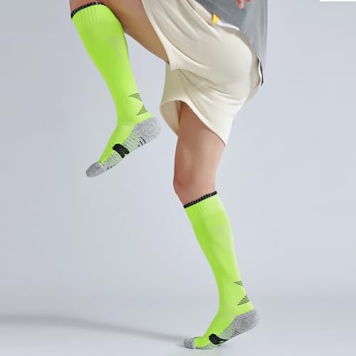 YAGAXI Men's Baseball Soccer Softball Knee-High Socks - 2 Pairs Compression Multi-sport Tube Athletic Socks for Youth & Adult4