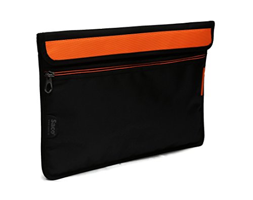 Image of Saco Soft Durable Pouch for Samsung Galaxy Tab S SM-T805 Tablet -Orange