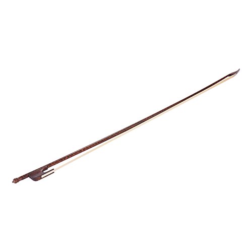 ammoon Baroque Style Snakewood 4/4 Violin Fiddle Bow Horsehair Round Stick Outward Camber