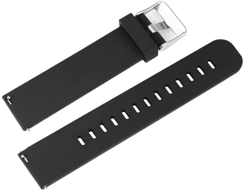 Pulseiras de relógio Pulseiras de silicone de 20/22 mm Compatíveis Barra de mola de liberação rápida