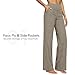 Spring Fashion 2026 Capsule Wardrobe for Women Cotton Linen Pants 2026 Spring Summer Gauze High Waisted Button Up Straight Leg Trousers Beach Beach Boho Plus Size Casual Vacation Pant Khaki