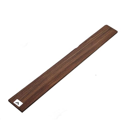 Unfinished Guitar FingerBoard, Guitar Neck Replacement Wood Guitar Fingerboard, for DIY Electric Acoustic Guitar Accessory (Rosea A 520)