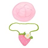Hemoton 1set Bunny Costume Accessories for Pets Hat Strawberry Bag Cute Pet Clothes for and Bunnies for Festivals and Parties