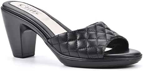 CLIFFS BY WHITE MOUNTAIN Shoes Savory Footbeds Clog, Black/Smooth, 8.5 M | Image 2